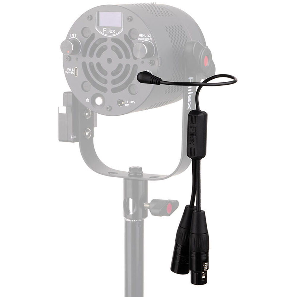 Adaptador Dmx Fiilex Trrs a Xlr Macho Y Hembra de 5 Pines