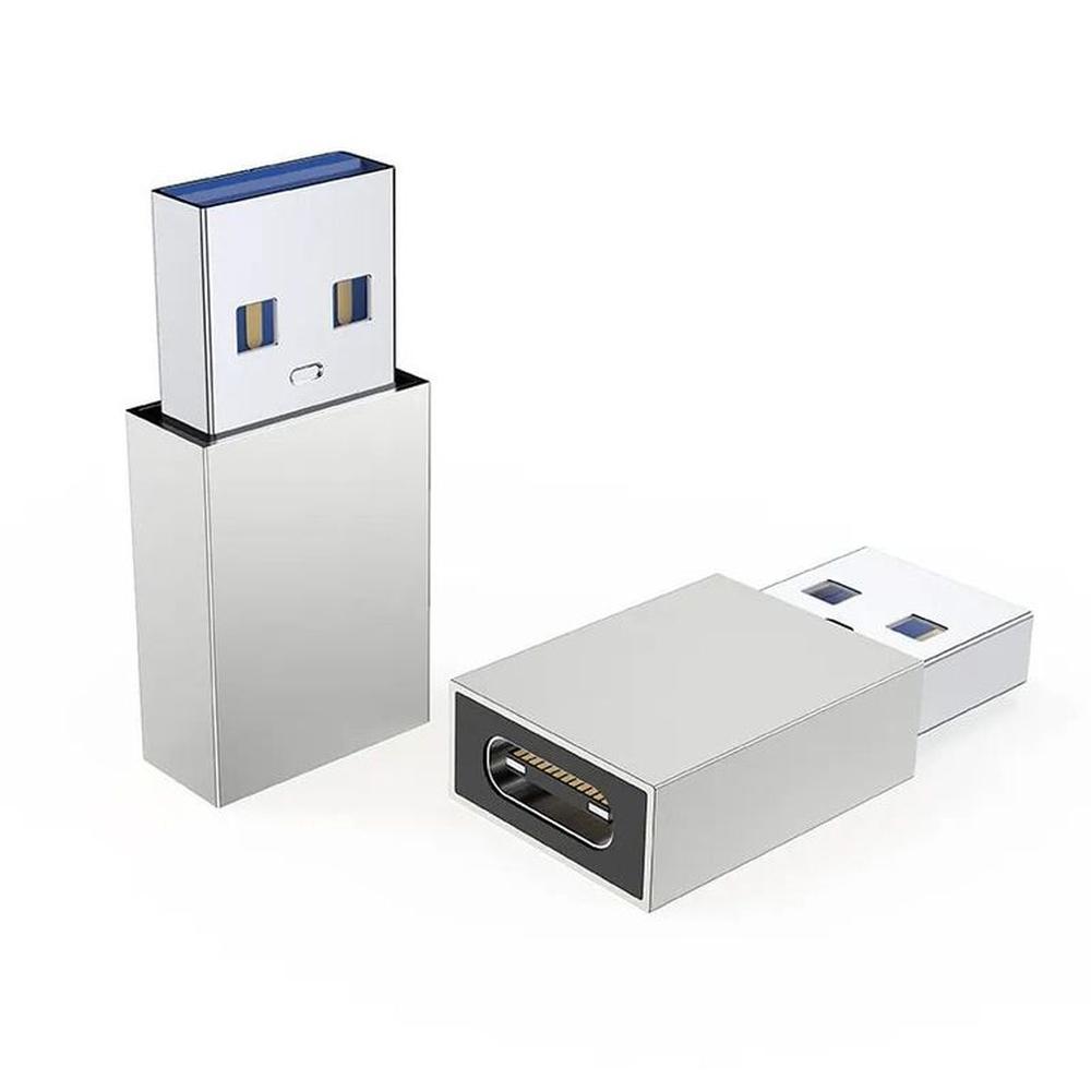 2Adaptadores USB OTG TIPO C A USB Compatible con Cualquier Dispositivo