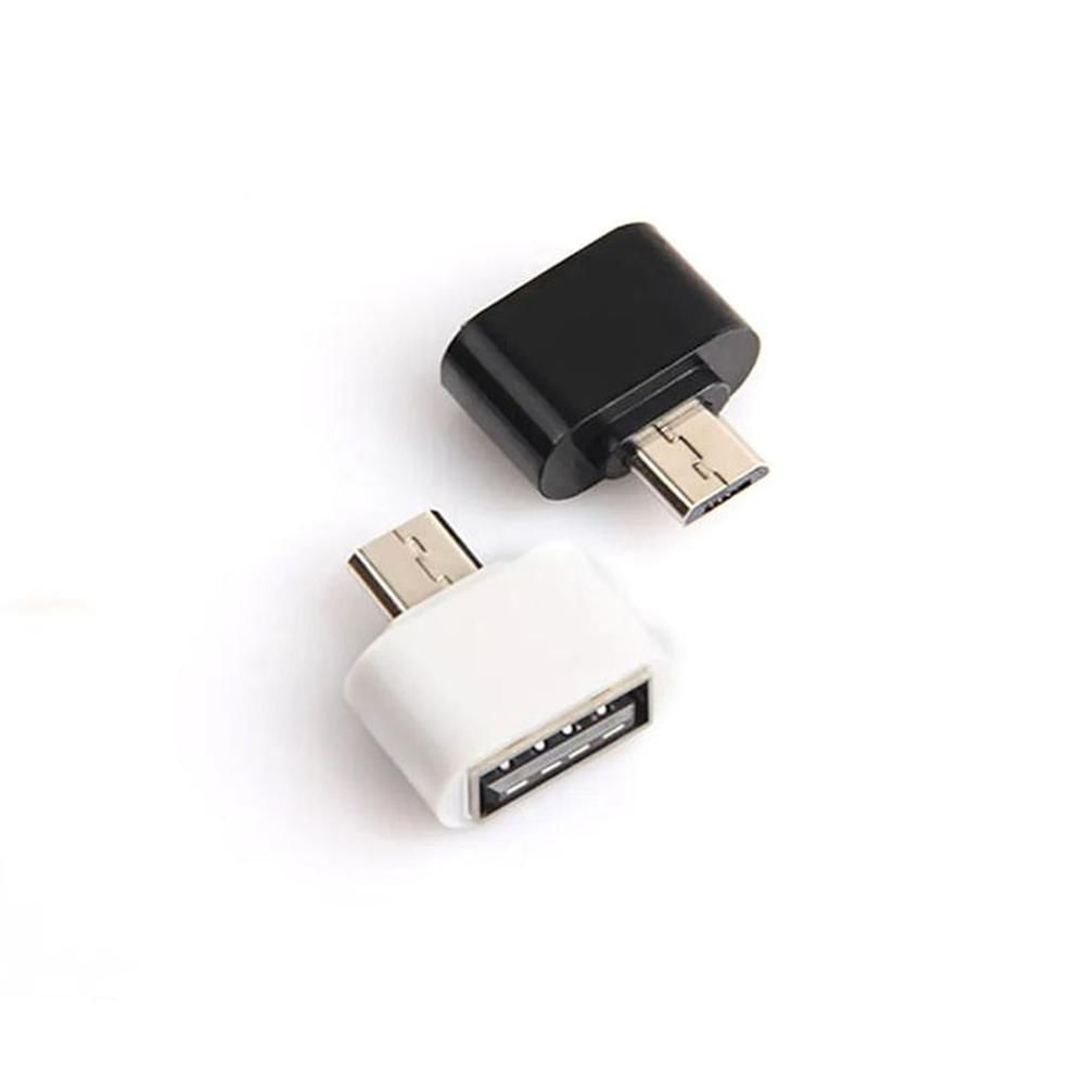 2 Adaptadores Conectores V8 OTG Micro USB a USB Hembra