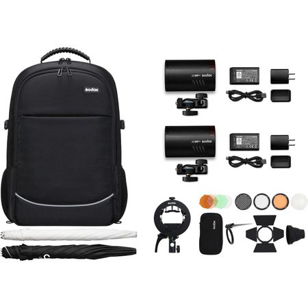 Kit de 2 Luces Godox Ad100Pro Pocket Flash