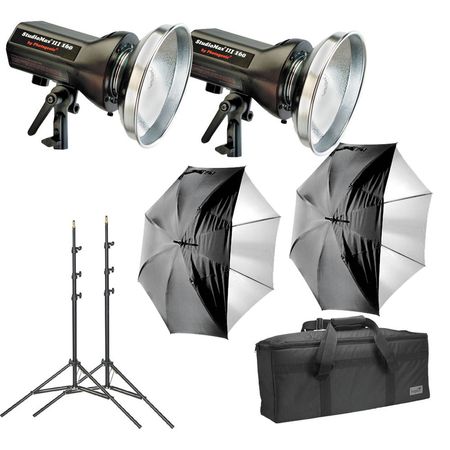 Kit Básico de Estudio Photogenic Studiomax Iii de 2 Luces 120V Ac