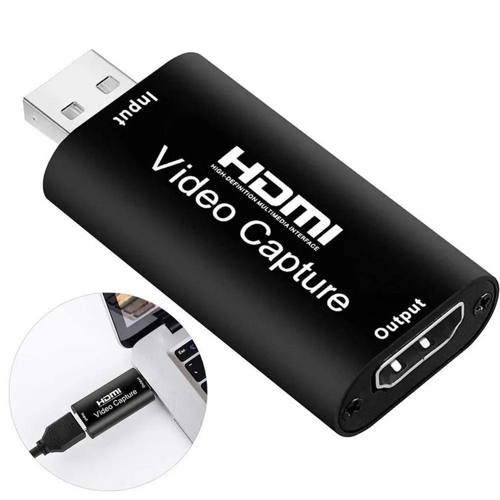Tarjeta Capturador de Video HDMI a USB 1080P de Alta Definición HU-03