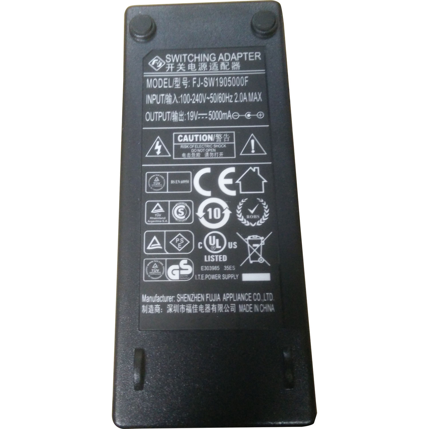 Adaptador de Corriente Fujia para Luces Led Yn900 de Appliance.