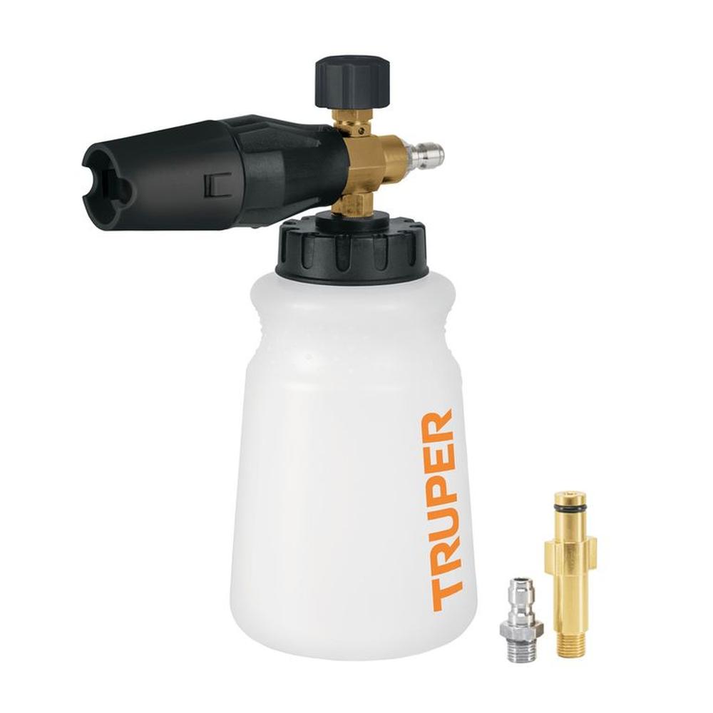 shampunera Dispensador con cañón lanza espuma para hidrolavadora