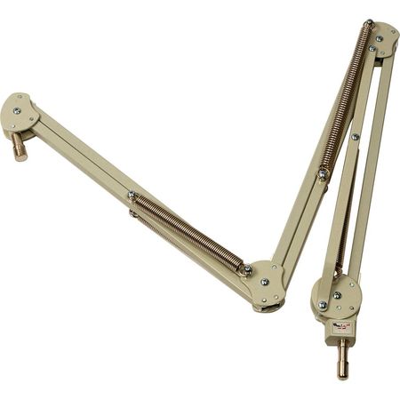 O.C. White Deluxe Brazo de Micrófono Extendido de Dos Juntas (Beige) - Mide 46