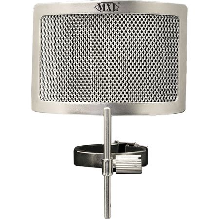 MXL PF-004-SS Filtro Antipop de Malla Metálica para Micrófonos Genesis (Cromo) 632654-REG