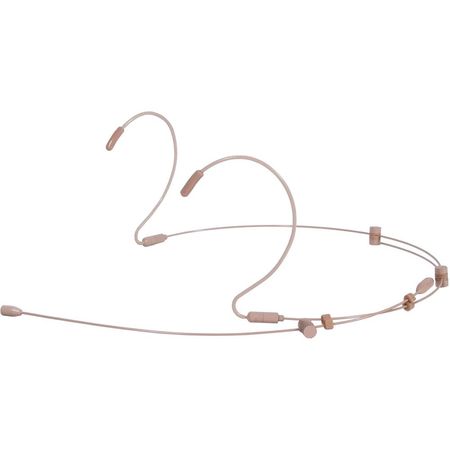Micrófono de Diadema Ajustable Galaxy Audio HSM8F con Conectores Hirose cW (Beige) - Compatible con 1805584-REG