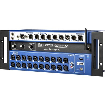 Mezclador Digital Soundcraft Ui24R de 24 Canales con Grabador USB Multitrack y Control Inalámbrico 1315318-REG