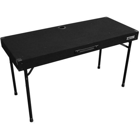 Mesa de Trabajo DJ Odyssey CTBC2048 con Patas Plegables y Altura Ajustable de 26-39