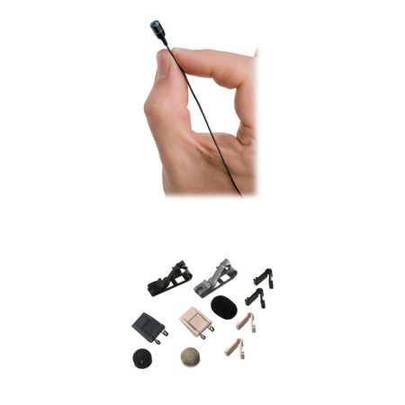 Micrófono Lavalier Omnidireccional Sennheiser MKE 2 Gold Series con Conector LEMO de 3 Pines y Kit d 1652886-REG