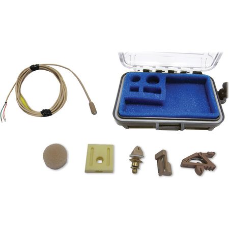 Micrófono Lavalier Omnidireccional Miniatura Profesional Voice Technologies VT401 (Beige) - Conexión 575882-REG