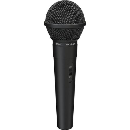 Micrófono Vocal Dinámico de Mano Behringer BC110 - Ideal para Cantar, Fiestas y Anuncios, Ligero y D 1819627-REG