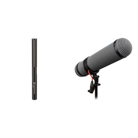 Micrófono Shotgun Sennheiser MKE 600 con Kit de Parabrisas Super-Blimp para Cine Independiente, TV y 1251093-REG