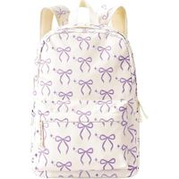 MOCHILA BACH AND BOUJEE | BLANCO / PÚRPURA