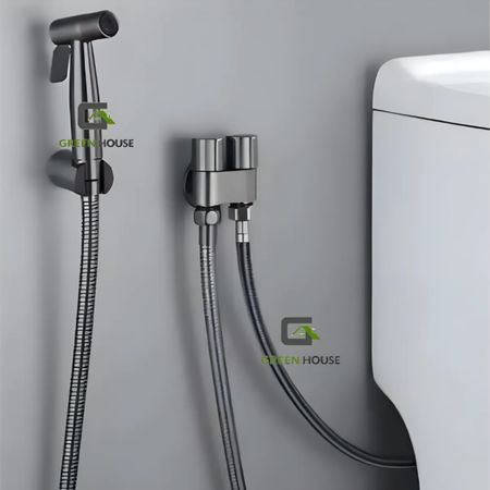 DUCHA BIDET COLOR NEGRO CON VALVULA DE ACERO SUS 304