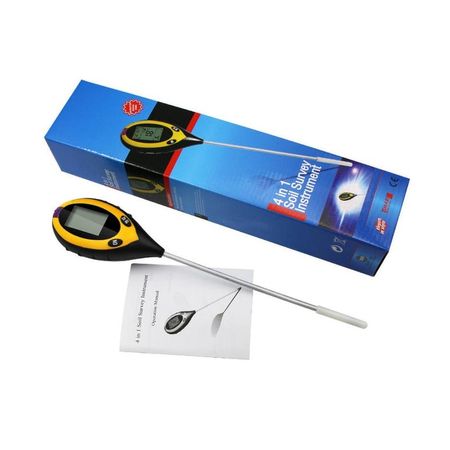 Medidor Digital de PH de Suelo 4 en 1