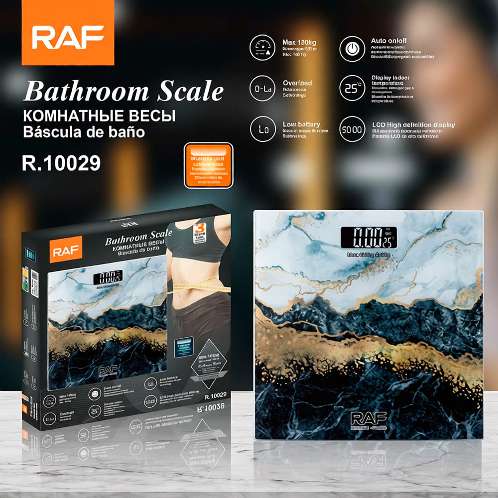 Raf R.10029 Bascula De Baño Pantalla Led Cap Max 180kg