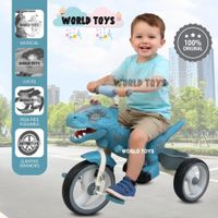 Triciclo Guiador Musical DINOROAD con Luces Blue