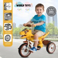 Triciclo Guiador Musical DINOROAD con Luces Yellow