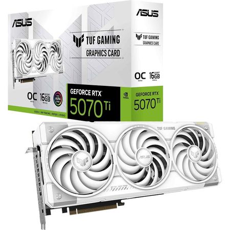 ASUS TUF Gaming GeForce RTX 5070 Ti White 16GB OC