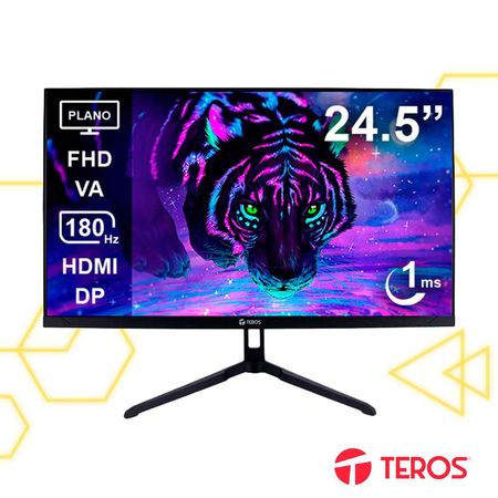 Monitor Gaming Teros Plano TE-2475G 24.5 FHD 180Hz 1ms VA