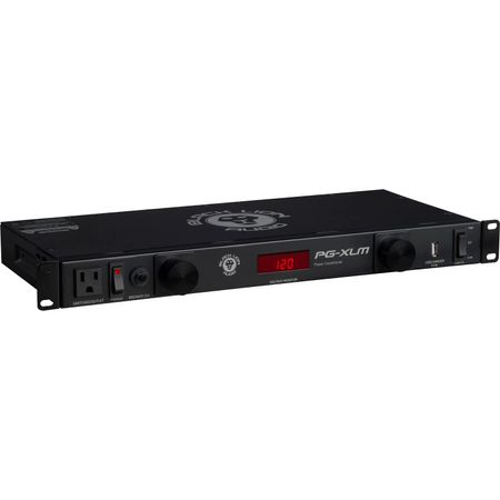 Acondicionador de Energía Black Lion Audio Pg Xlm de 9 Salidas con Doble Lámpara Y Medidor de Voltaj