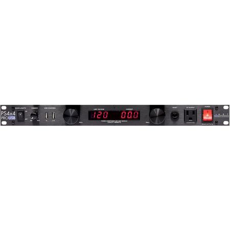 Estación de Energía Montada en Rack Art Ps4X4 Pro Usb con Medidor Dual Led