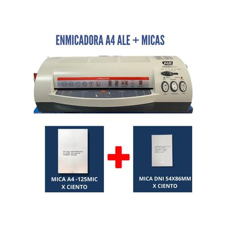 Enmicadora - Laminadora A4 ALE + MICAS Beige