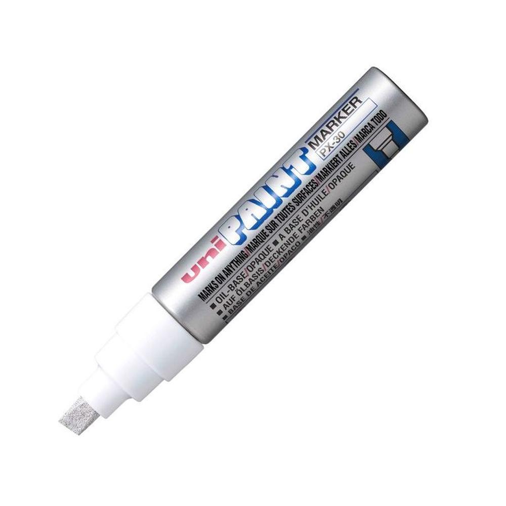 UNI PX-30 Marcador de pintura permanente Plateado