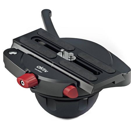 Adaptador de Trípode Sachtler aktiv para Slider a 75mm con Plataforma Sideload y Nivel de Burbuja 1597848-REG