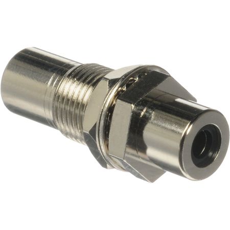 Adaptador de Montaje en Chasis RCA Jack a Jack Barrel - Negro de Comprehensive Cables 851029-REG