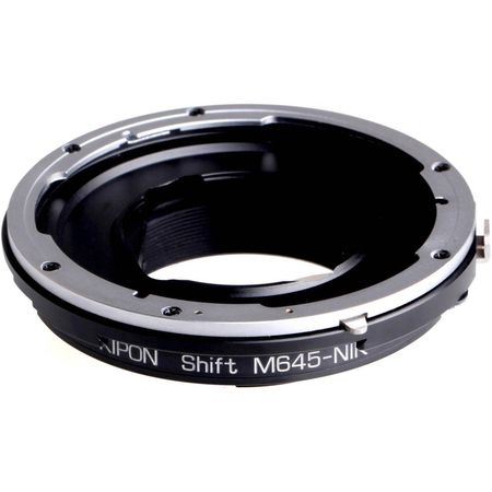 Adaptador de Montura de Lente KIPON Shift para Lentes Mamiya 645 a Cámara Nikon F-Mount 1458126-REG