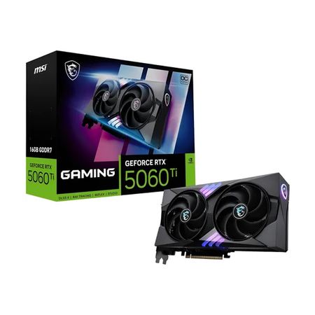 Tarjeta Gráfica Msi Geforce Rtx 5060 Ti 8Gb Oc - Rendimiento Gaming, 128 Bit, Ideal Para Jugadores RXT 5060 TI 8G GAMING OC