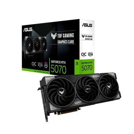 Asus Tuf Geforce Rtx 5070 12Gb Gddr7 - Tarjeta Gráfica Pcie 5.0 Con Displayport Y Hdmi TUF-RTX5070-O12G-GAMING