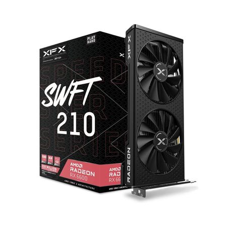 Xfx Radeon Rx 6600 Xt 8Gb 128 Bit - Tarjeta Gráfica De Alto Rendimiento Para Gaming CG RX-66XL8LFDR