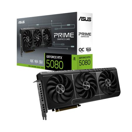 Asus Prime Rtx 5080 - Tarjeta De Video 16Gb Gddr7, Pcie Gen 5.0, Rendimiento Excepcional PRIME-RTX5080-O16G