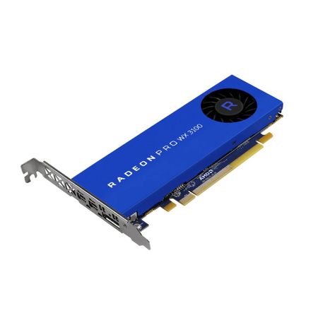 Radeon Pro Wx3100 4Gb Gddr5 - Tarjeta Gráfica Profesional 128 Bit Para Diseño Y Renderizado 100-505999
