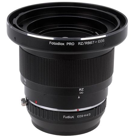 Adaptador FotodioX Pro para Lentes Mamiya RB67/RZ67 a Cuerpo Micro Cuatro Tercios - Control de Enfoq 1412972-REG