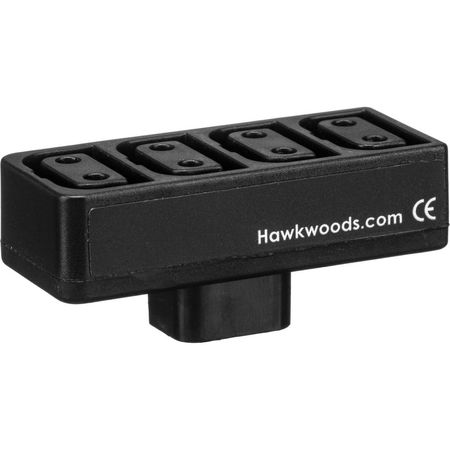 Adaptador PC-40 powerCON de Hawk-Woods: Divide un conector macho powerCON en cuatro hembra 1354035-REG