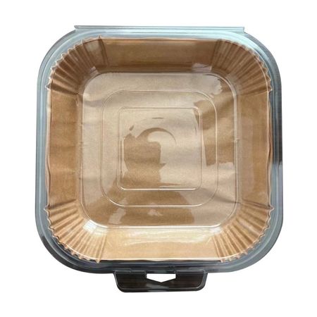 Papel Antiadherente Cuadrado para Air Fryer Orange