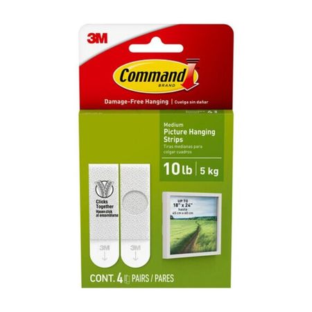 Tiras Command para Colgar Cuadros - 4 unidades x paquete