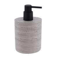Dispensador de Jabón Poliresina Efecto Concreto Gris Modelo 62174180