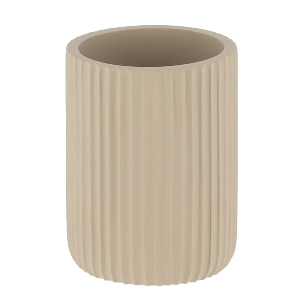 Vaso de Baño Estriado de Poliresina Orange Modelo 61103165