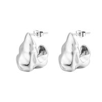 Aretes Pendientes Afrodita Modelo Eva Plateada
