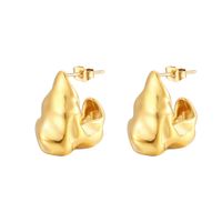 Aretes Pendientes Afrodita Modelo Eva Dorada