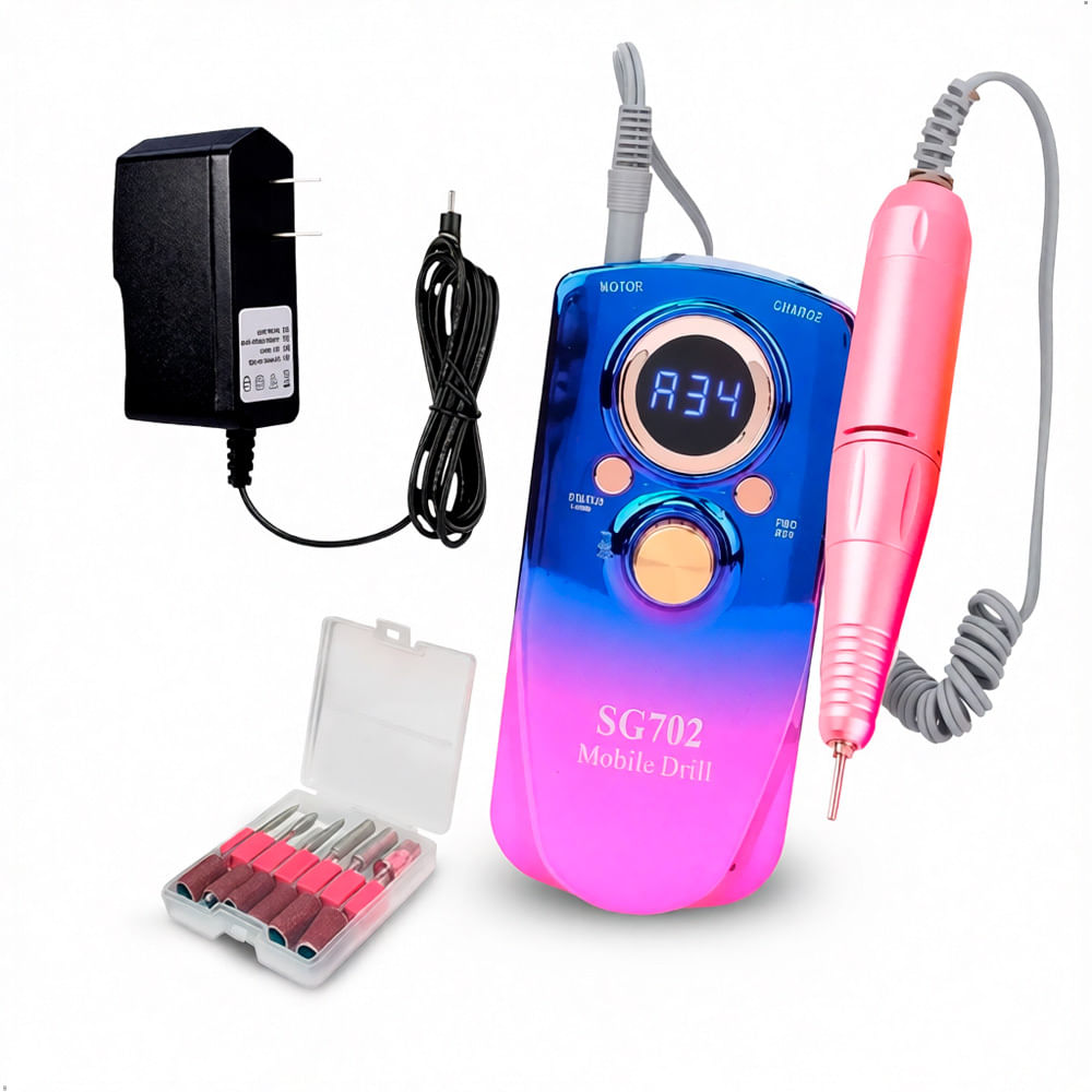 Pulidor De Uñas Profecional Sg702 3500rpm  Kit De Pulido