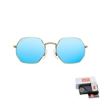LENTES DE SOL OCTAGONAL  RB3556C  AZUL ESPEJO