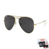 LENTES DE SOL  AVIADOR  RB3025 NEGRO DORADO 58M