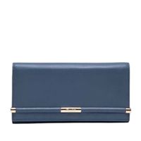 Billetera para Mujer Soft Touch Broche Renzo Costa Wpd 2526 8059 Celeste Lux