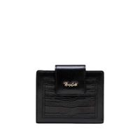 Billetera para Mujer Pequeña Croco Belle Renzo Costa Wpd 2516 Preto Preto Mal